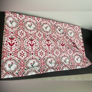 Minky Couture Festive Red and Green Patterned Pillowcase